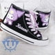 thumbnail image 1 of 2024 nuevos zapatos blancos de graffiti pintados a mano de alta calidad de primavera y verano lindos zapatos de lona de suela plana para estudiantes femeninas, 1 of 5