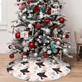 thumbnail image 5 of Pofeuu Pigs Print Christmas Tree Skirt, Merry Christmas Skirt Xmas Tree Ornaments for Xmas Holiday Party Decorations-36", 5 of 7