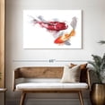 thumbnail image 3 of Elephant Stock Koi Fish Pair Splatter Wall Art - Horizontal Canvas Wall Art - Living Room Wall Decor - Animal Canvas - White And Brown Decor - 45" x 30", 3 of 8