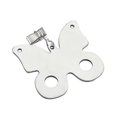 thumbnail image 1 of KAIYANG 4 pesas para mantel de acero inoxidable con forma de flor para mesa de buffet, color flor 5, 1 of 5