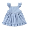 thumbnail image 2 of Sperry Seersucker Twill Dress with Shorts and Sunglasses (Baby Girls), 3 Piece Set, Sizes 12M-24M, 2 of 9