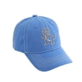 thumbnail image 3 of Krdevn White Dinosaur Embroidery Contrast Stitch Washed Kids Baseball Cap Adjustable Casual Outdoor Sun Hat for Toddler Boys Girls, 3 of 5