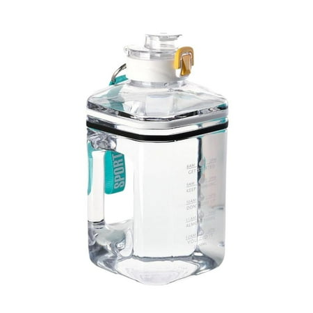 

Leking Square Sports Water Bottle Motivational Half Gallon Water Bottles Large Capacity Water Bottle with Lid and Leak Protection for Drinking expert