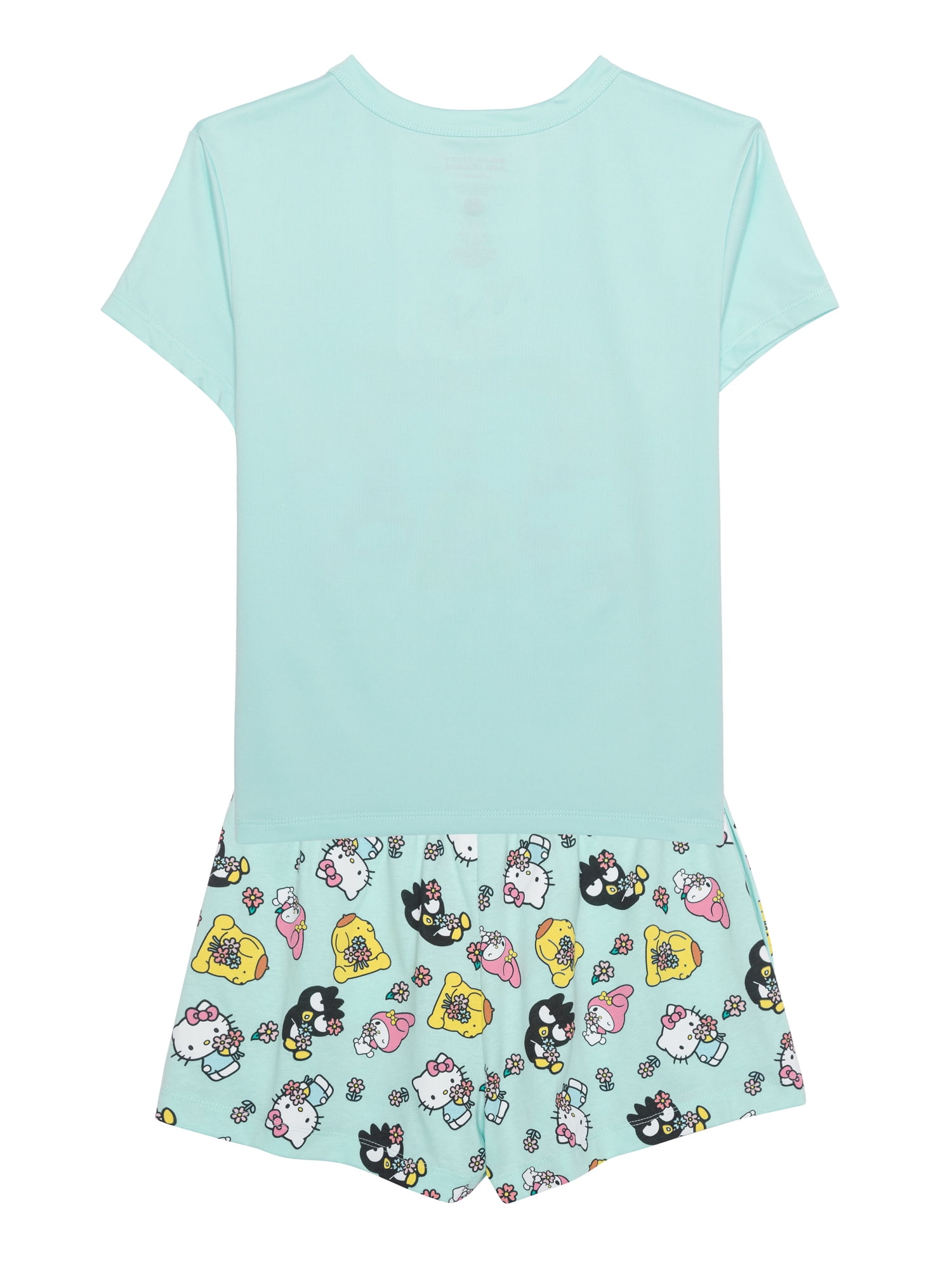 Hello Kitty Women's Graphic Tee and Short Set, 2-Piece, Sizes XS-3X