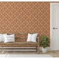 thumbnail image 5 of S4Sassy Self Adhesive Wallpaper, Floral Print Wallpaper, Brown Removable Diy Vinyl Wall Covering, Peel And Stick Contact Paper For Entryway Accent Wall, Easy Home Decor Solution (25"X 240"), 5 of 6