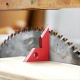 thumbnail image 3 of Regla de Ángulo de Borde de Cuchillo de Alta Precisión para Carpintería de Aleación de Aluminio, Regla de Ángulo Universal Interna Externa de 45/90°, Roja, 3 of 5