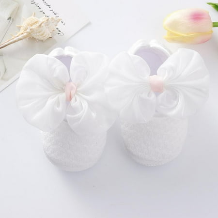 

Bow Design Princess Shoes Baby Girls Princess Shoes Baby Girl Shoes 0-6M Lovely