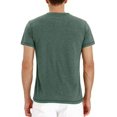 thumbnail image 4 of Iceglad Mens Fashion Casual Front Placket Basic Short Sleeve Henley T-Shirts, 4 of 10
