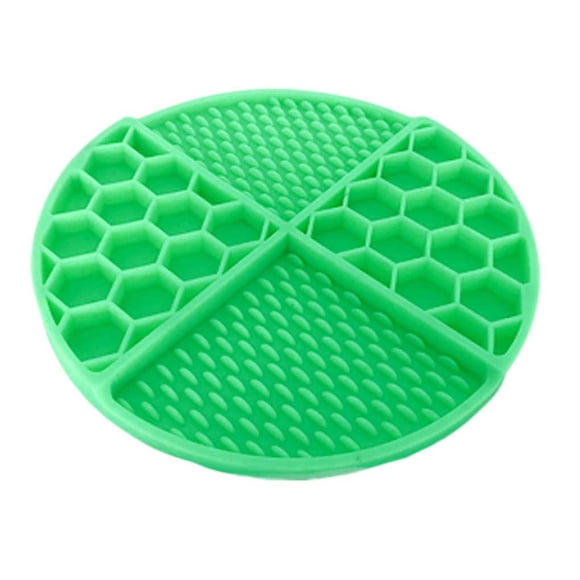 Methold Alfombrilla de alimentación Almohadilla Licky Ralentización Comer Multicolor Lavable Resistencia al desgaste Estable Anti-golpe Práctico Suministros para perros Verde Methold PT005058-07