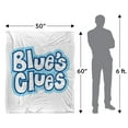 thumbnail image 5 of Blues Clues Blanket, 50"x60" Blue's Clues Vintage Logo Silky Touch Super Soft Throw Blanket, 5 of 6