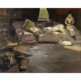 thumbnail image 3 of Albert von Keller 18x15 Black Modern Framed Museum Art Print Titled - The Storybook (1891), 3 of 5