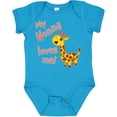 thumbnail image 3 of Inktastic My Nonna Loves Me Cute Giraffe Boys or Girls Baby Bodysuit, 3 of 5