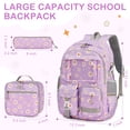 thumbnail image 2 of Inadays School Backpacks for Teens 3PCS Set Middle School Bookbag Students Lightweight Durable Casual Outdoor Daypack College, 2 of 8