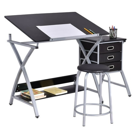 Costway Drafting Table Art Craft Drawing Desk Art Hobby Folding