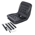 thumbnail image 5 of Universal Tractor Seat with a Drain Hole Replacement Seat Thickly-Padded Seat Durable and Water-Resistant Horizontally Adjustable Black, 5 of 7
