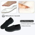 thumbnail image 5 of Northblanc Men's Slippers Warm Soft Plush Memory Foam House Slippers for Men Comfortable Bedroom Moccasin Slipper Non-Slip Indoor Outdoor, 5 of 10