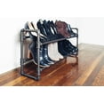 thumbnail image 6 of Real Home Innovations 2-Tier Heavy Duty Shoe Rack, Metal, Black, 6 of 8