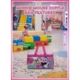 thumbnail image 4 of Disney Minnie Mouse Kids Duffle Bag 16.5"  Travel & Sports Bag with Zipper Pocket, Mesh Sides & Shoulder Strap, 4 of 6