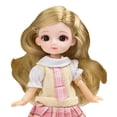 thumbnail image 2 of 2 piezas BJD Doll 13 ojos 3D articulados Maquillaje facial Zapatos de vestir Conjunto completo Sunnimix Muñecas BJD extraíbles, 2 of 8