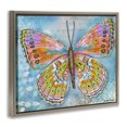 thumbnail image 4 of Stupell Industries Celebration Butterfly Wings Animals Painting Brown Floater Framed Canvas Art Print Wall Art, 21 x 17, 4 of 10