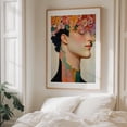 thumbnail image 6 of Optimist - Illustration Floral Surrealism Portrait Modern Art Flowers Abstract Botanical Unframed Wall Art Print 24 x 32 inches, 6 of 13