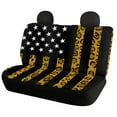 thumbnail image 6 of Pzuqiu Leopard Print Flag Car Seat Covers Full Set Soft Front and Rear Seat Cover Set 4 Seats Car Seat Protector Easy to Install Automotive Cover Accessories Fit for Most Cars And Trucks, 6 of 7