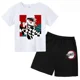 thumbnail image 3 of Conjunto de camiseta y pantalones cortos con estampado de Kamado Nezuko de Demon Slayer para adolescentes y niños, ropa de manga corta para niños y niñas, 3 of 5