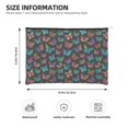 thumbnail image 3 of Hirioo Multicolored Butterflies for Paper Reusable Cosmetic Bag Zipper Encouragement Travel Pouch Toiletry Bag for Women Girls, 3 of 7