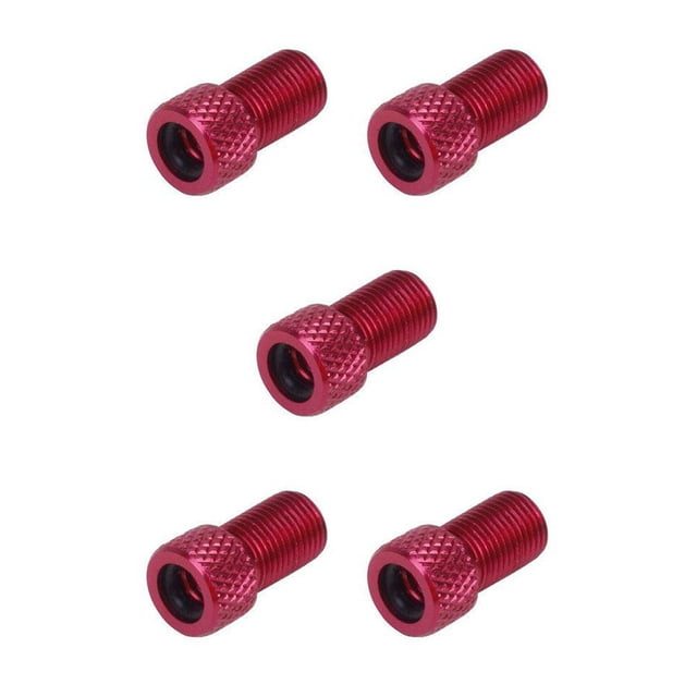 Greeniant Adaptador de válvula de 5 piezas Instalación práctica Operación de estilo tonto Colores surtidos Presta Cap Tube Pump Tool Presta a Schrader Type2 NO2 Greeniant CBP193276