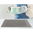 thumbnail image 5 of Unique Bargains Vinyl Placemats for Table Decor Washable Table Placemats 8pk Gray 18x12in, 5 of 7