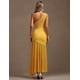 thumbnail image 3 of Vestido Tsukko con nudo amarillo y tirantes finos y abertura asimétrica, 3 of 5