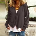 thumbnail image 5 of Soft Everyday Cardigan For Women Knit Top Casual Aesthetic Long Sleeve Button Down Oversized Sweater Jackets Outerwear, 5 of 8