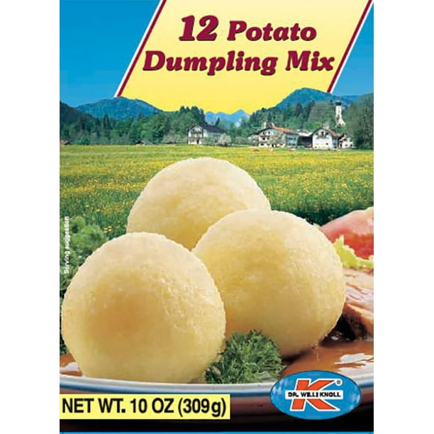 Dr. Willi Knoll 12 Traditional Bavarian Dumpling Mix, 10.89 ounce (Pack of  4) - Easy to Prepare and Delicious German Potato Dumpling Mix with 4