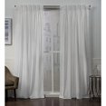 thumbnail image 1 of Exclusive Home Rideaux Velours Pp Panneau de Rideau, 52x108, Blanc Hiver, 1 of 7