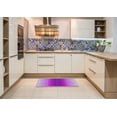 thumbnail image 6 of Ahgly Company Machine Washable Indoor Square Transitional Violet Purple Area Rugs, 7' Square, 6 of 7