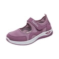 thumbnail image 3 of Willtoo Womens Breathable Walking Orthopedic Shoes Mesh Lightweight Sneakers Mary Jane Flats Wide Width Comfortable Working Nurse Shoes Non-Slip Adjustable, 3 of 5