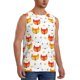 thumbnail image 2 of Balery Cute Fox with Heart Camisetas sin mangas para hombre, absorbe la humedad y protege contra el mal olor.-Medium, 2 of 7