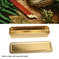 thumbnail image 3 of Cutlery Tray Holder, Stainless Steel Rose Gold Color Kitchen Chopstick Spoon Fork Storage Box With Lid Drainer For Kitchen Restaurant Home, 3 of 8