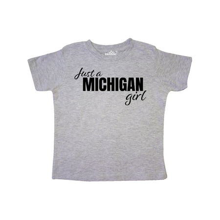 

Inktastic Just a Michigan Born and Raised Gift Toddler Toddler Girl T-Shirt