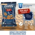 Osem Gratify Pretzel Sea DHF10 Salt Twists 2 pack (10.5 ounce x 2