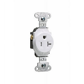 Pass & Seymour Rcd38trwcc6 15A White Single Receptacle