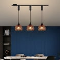 thumbnail image 2 of Kiven H Track Pendant Lightning,Adjustable Cord Length,Modern H Track Lighting Pendant Lights with Crystal Shade, 3 Lights, 2 of 7