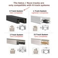 thumbnail image 2 of Nuvo Lighting - Accessory-Track-1.31 Inches Wide by 0.63 Inches High, 2 of 2