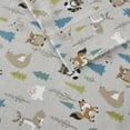 thumbnail image 2 of Cozy Flannel Printed Sheet Set - Multi Forest Animals - 100% Cotton Flannel Bed Sheets for Ultimate Comfort - Soft and Warm Bedding for Kids and Adults, 2 of 3