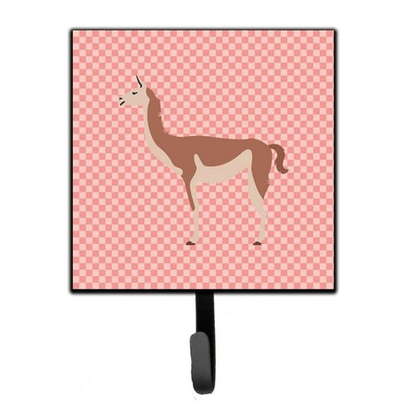 Guanaco Pink Check Leash or Key Holder