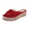 thumbnail image 1 of Plataforma Para Mujer CASTALIA 124-96 Rojo con Moño CASTALIA  124-96, 1 of 3