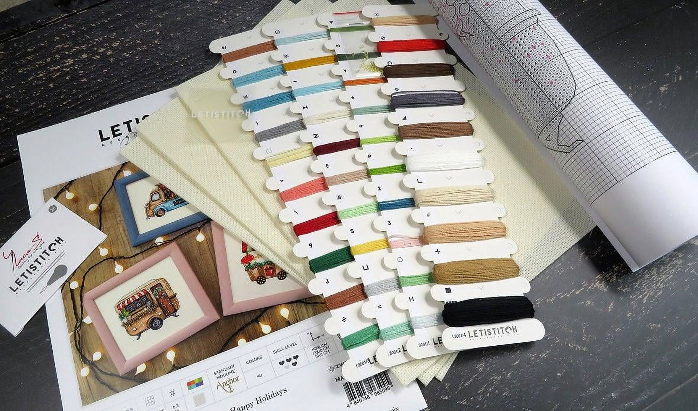 Letistitch Early Evening in Avola Counted Cross-Stitch Kit