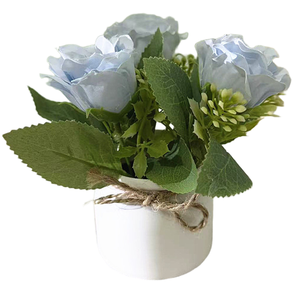 Niceminiwall Bright Artificial Bonsai Decorative Fake Flowers for Home Tabletop Decor