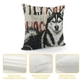 thumbnail image 4 of SHANXI It's Not Dog Hair It's Husky Glitter Decorative Throw Pillow Case Cover ,Funny Husky Decorations for Home Bedroom Girl Room Office,Husky Owners Gifts,Dog Lovers Gifts 12x12in, 4 of 5