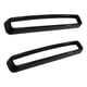 thumbnail image 4 of Rejilla de radiador de 2 piezas, embellecedor de parrilla frontal resistente profesional para Negro, 4 of 8